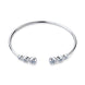 Jen Bracelet - 925 Sterling Silver with Moissanite stones