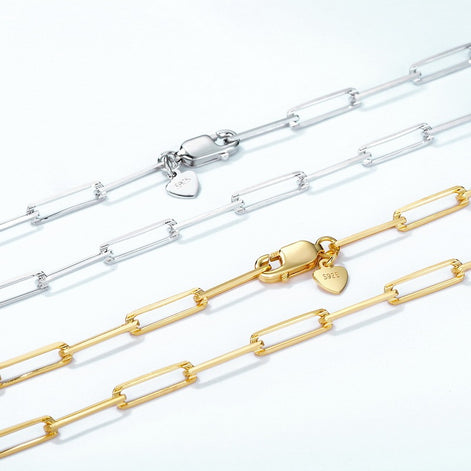 Ellipse Necklace (S925 Silver)