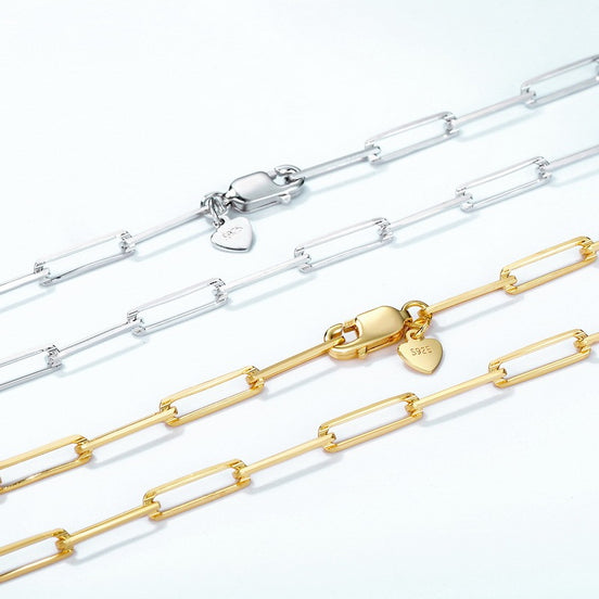 Ellipse Necklace (S925 Silver)