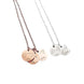Cici Dog Necklace — round medallion engraved
