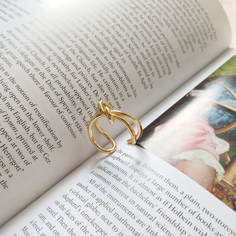Knotted Ring (S925 Silver)