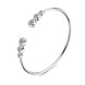 Jen Bracelet - 925 Sterling Silver with Moissanite stones