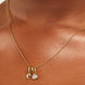 Alicia Necklace — with birth stone pendant