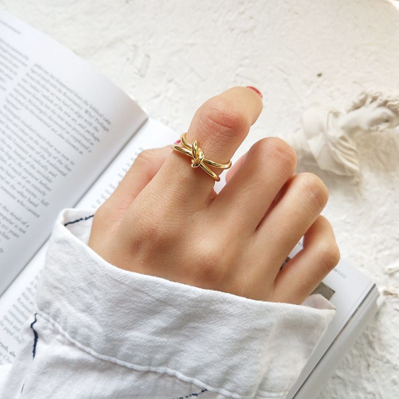Knotted Ring (S925 Silver)