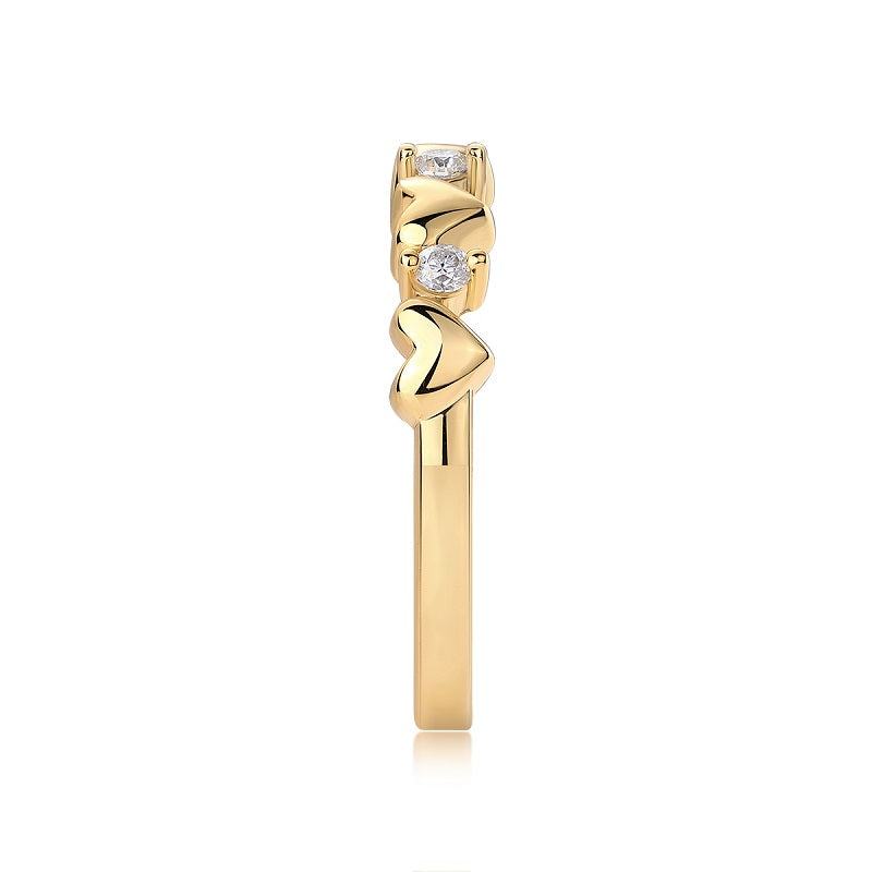 Heart To Heart Wedding Band