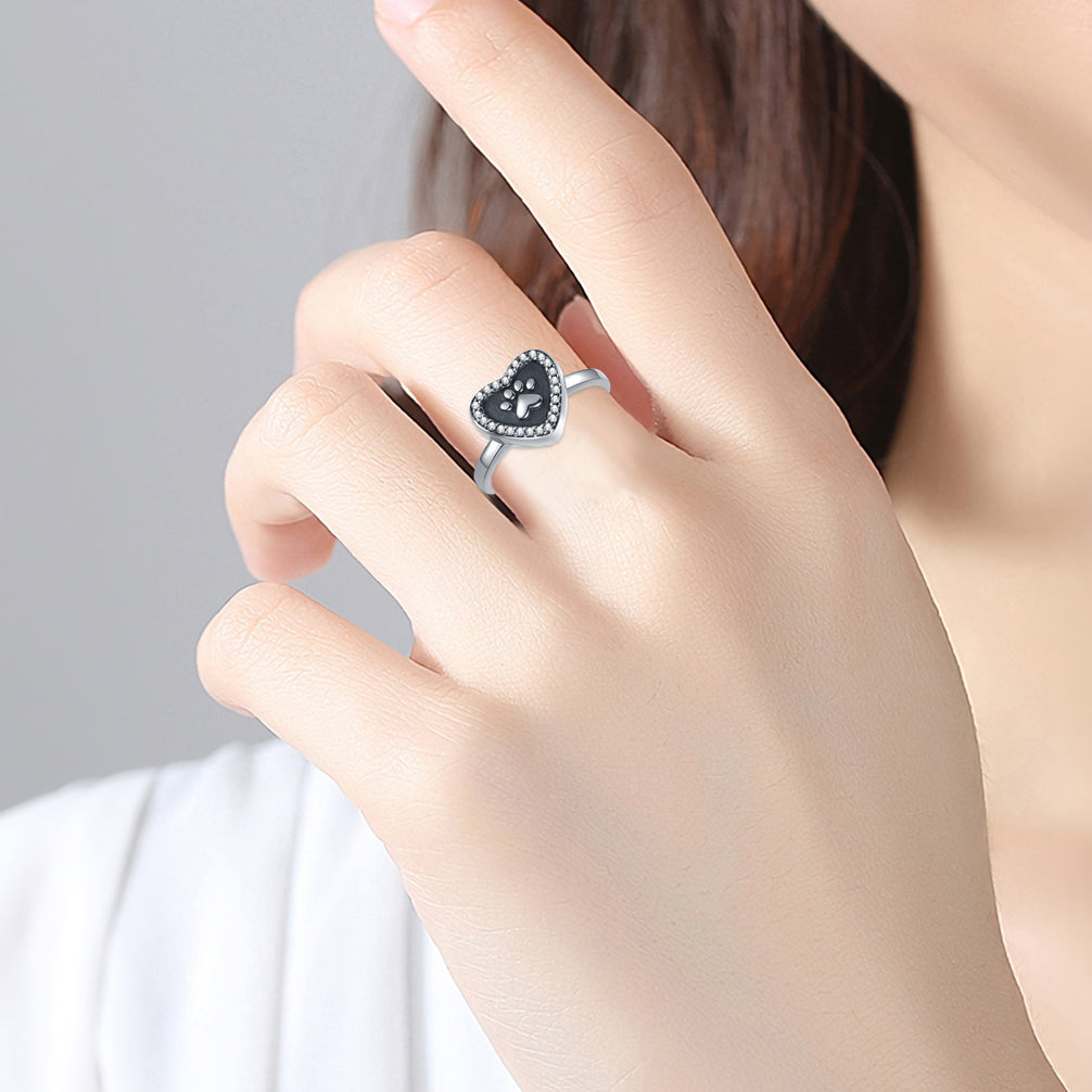 Paw Ring Urn (S925 Silver)