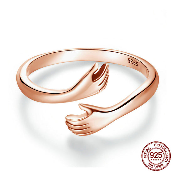 The Hug Ring (925 Silver)