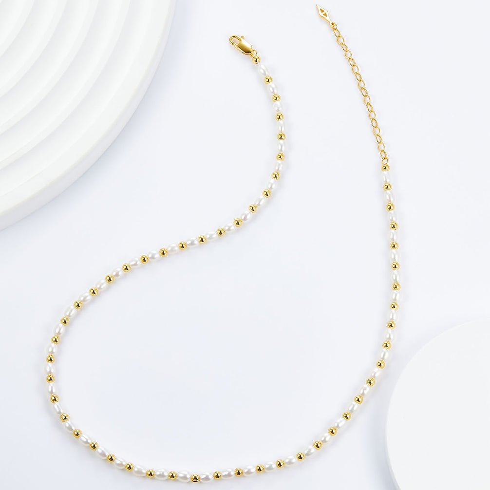 Serena Necklace - Natural Freshwater Pearl Necklace