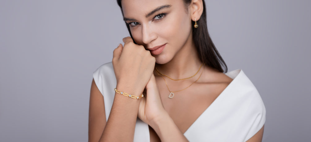 Lunne Bracelet - Set With 0.3 Carat Moissanite Stones