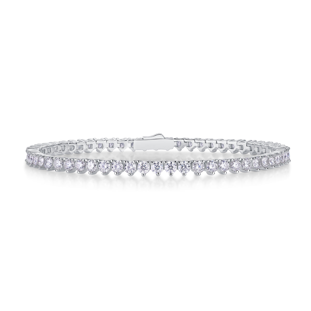 Camille Bracelet - S925 Silver with 0.1 carat Moissanite stones
