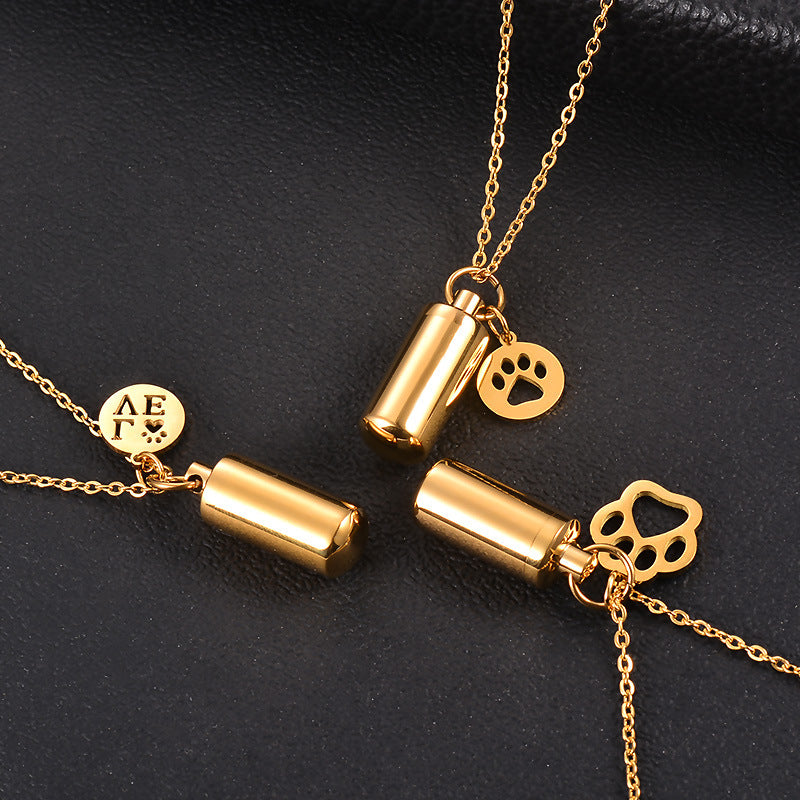 Zeus Memorial Necklace Urn