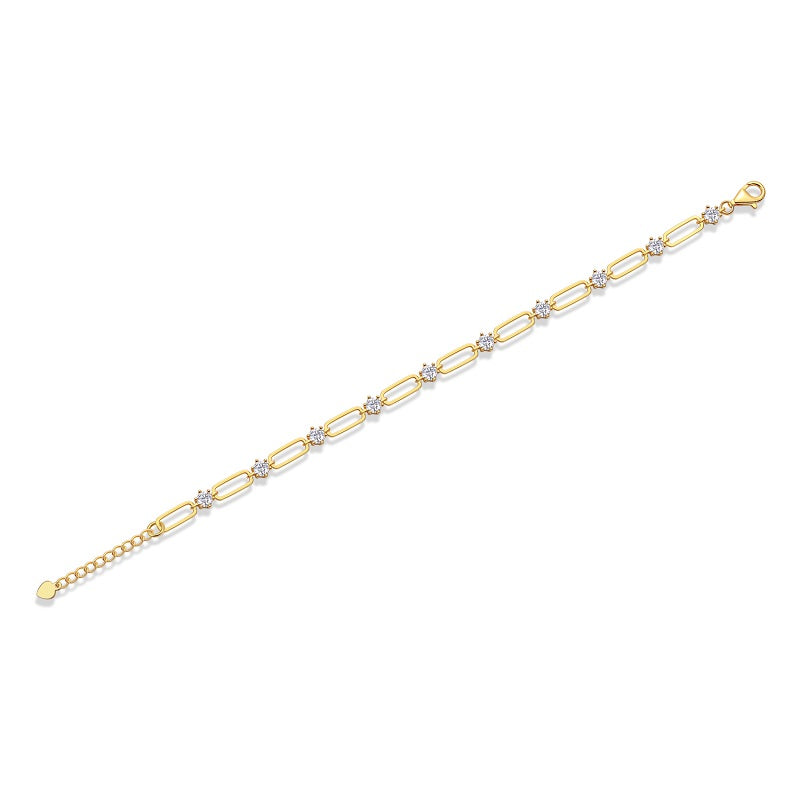 Lunne Bracelet - Set With 0.3 Carat Moissanite Stones