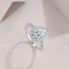 Diana Pear-Shaped Engagement Ring: Moissanite & S925 Band