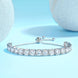 Annalise Tennis Bracelet - 925 Sterling Silver with Moissanite D color Stones