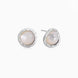Greta Earrings - Mother-of-Pearl and 925 Silver 18k gold plating