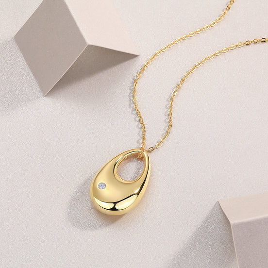 Lily Necklace (S925 Silver)