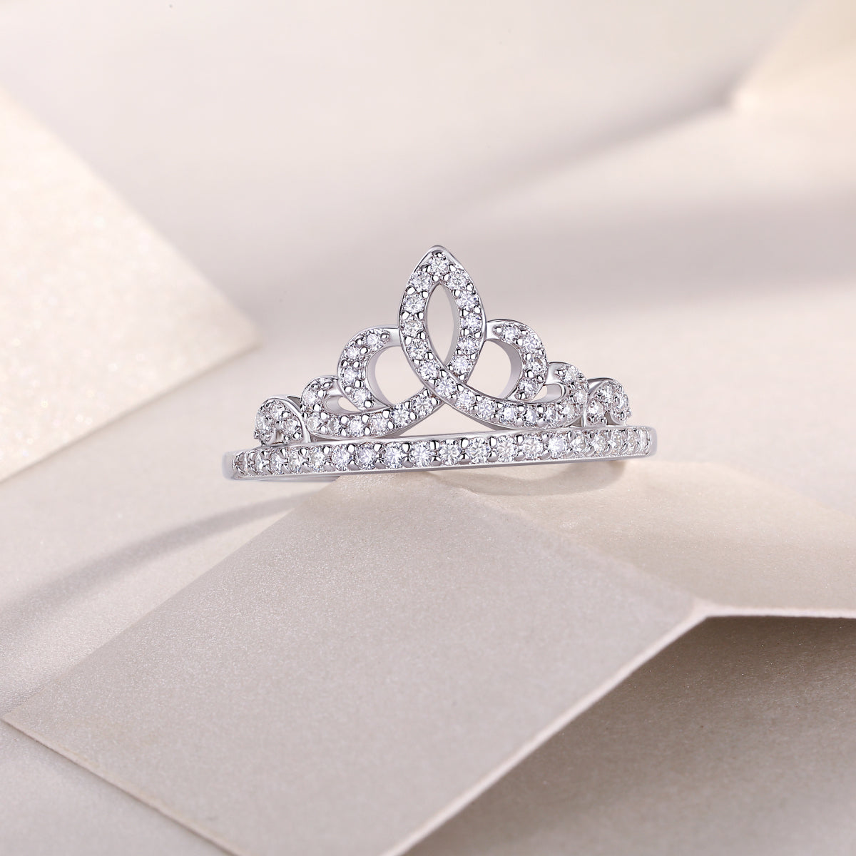 The Crown Wedding Band