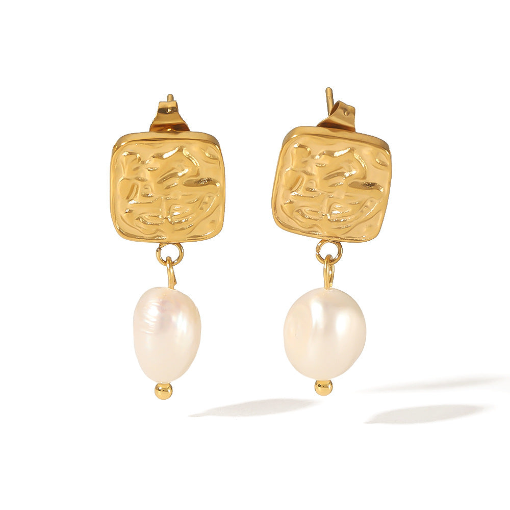 Margaux Earrings - Natural Freshwater Pearls