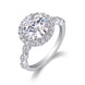 Laura Ring: Moissanite Engagement Ring