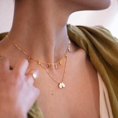 Drop Necklace (S925 Silver)