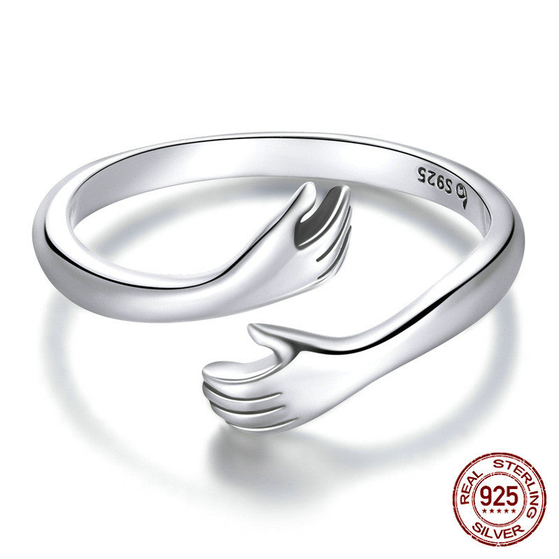 The Hug Ring (925 Silver)