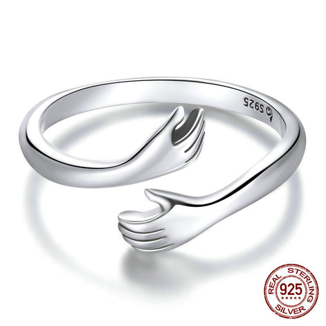 The Hug Ring (925 Silver)