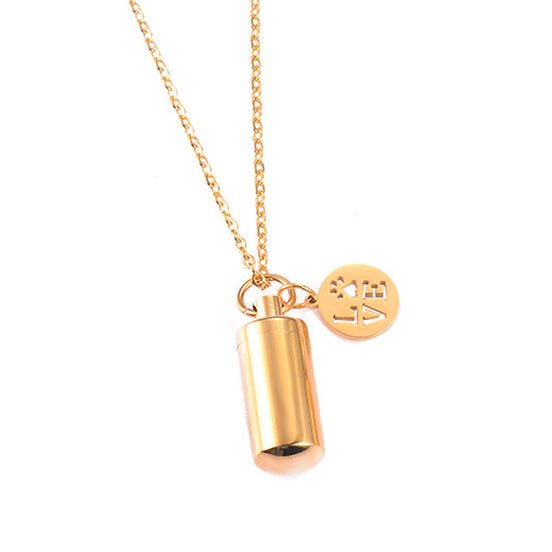 Zeus Memorial Necklace Urn