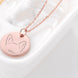 Cici Dog Necklace — round medallion engraved