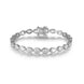 Caroline Tennis Bracelet - AAA Zircon stones/Moisanite D color stones