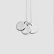 Eliana Necklace — round medallion engraved
