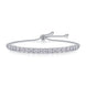 Annalise Tennis Bracelet - 925 Sterling Silver with Moissanite D color Stones