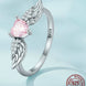 Anillo de alas (plata S925)