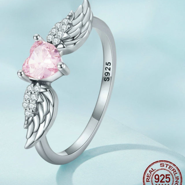 Anillo de alas (plata S925)