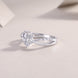 The Crown Ring  - Engagemet Ring with Moissanite Stones