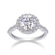Laura Ring: Moissanite Engagement Ring