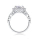 Laura Ring: Moissanite Engagement Ring
