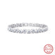 Aven Tennis Bracelet - With Zirconia stones and Heart Shape