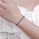 Gia Tennis Bracelet - 925 Sterling Silver and Black Moissanite Stones