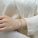 Annalise Tennis Bracelet - 925 Sterling Silver with Moissanite D color Stones