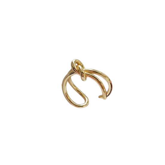 Knotted Ring (S925 Silver)