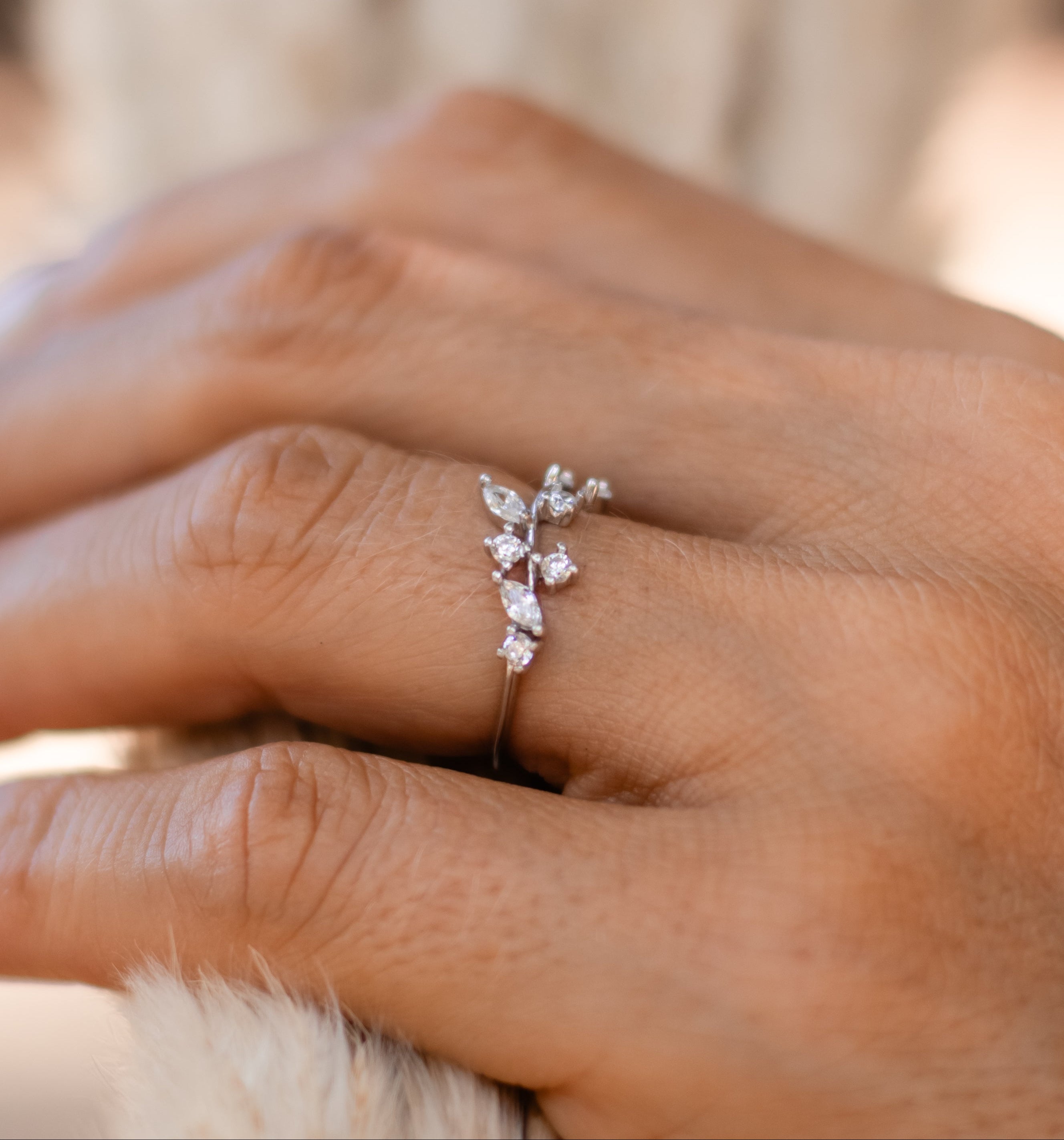 Laurel Ring (S925 Silver)