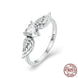 Anillo de alas (plata S925)