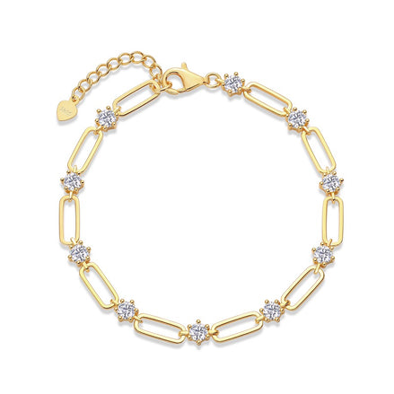 Lunne Bracelet - Set With 0.3 Carat Moissanite Stones