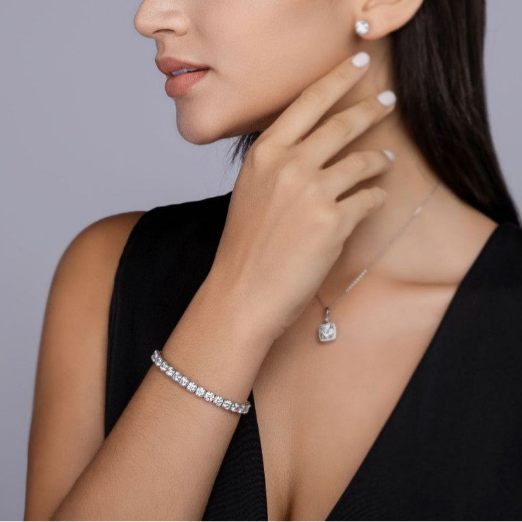 Kate - Tennis Bracelet with Moissanite stones