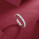Lila Moissanite Wedding Band - S925 Silver