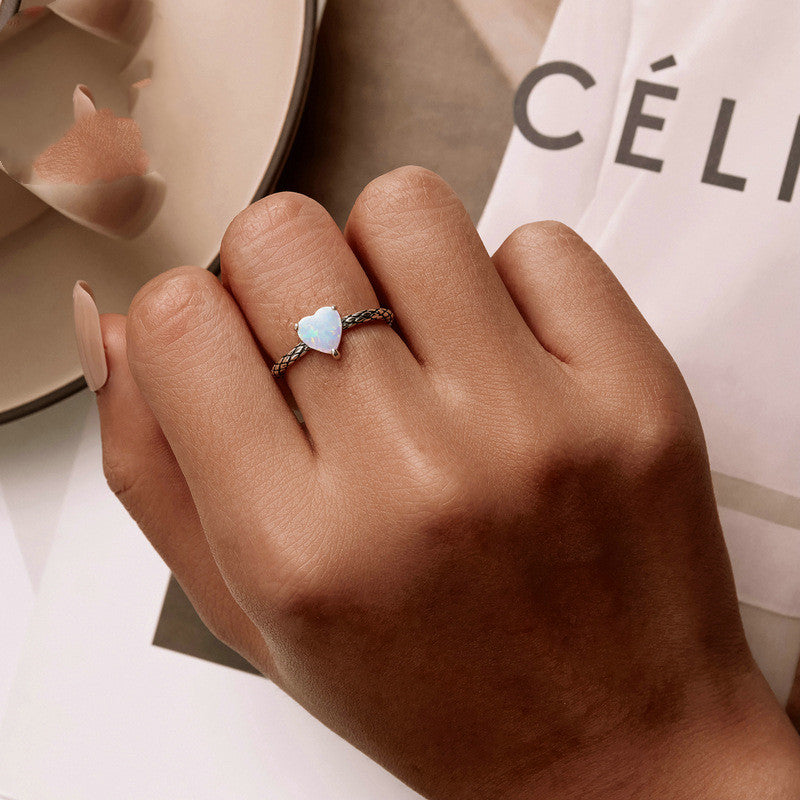 Crystal Ring (925 Silver) - Be Side by Side