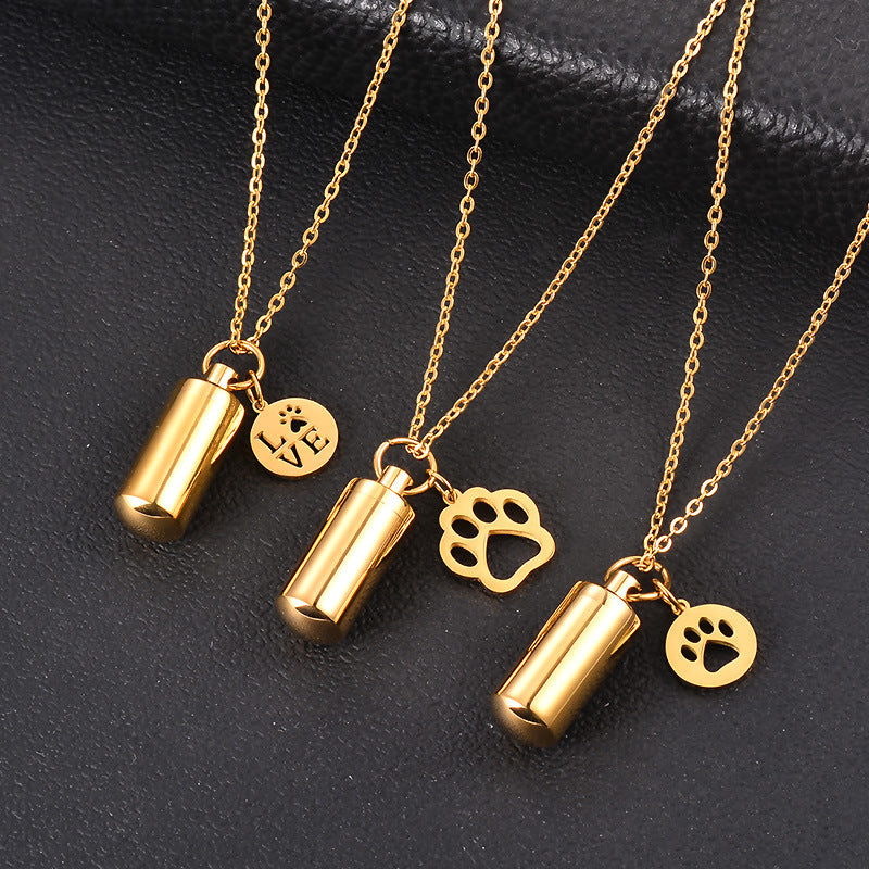 Zeus Memorial Necklace Urn