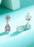 Nellie Earrings - 925 Sterling Silver Water Drop Moissanite stones