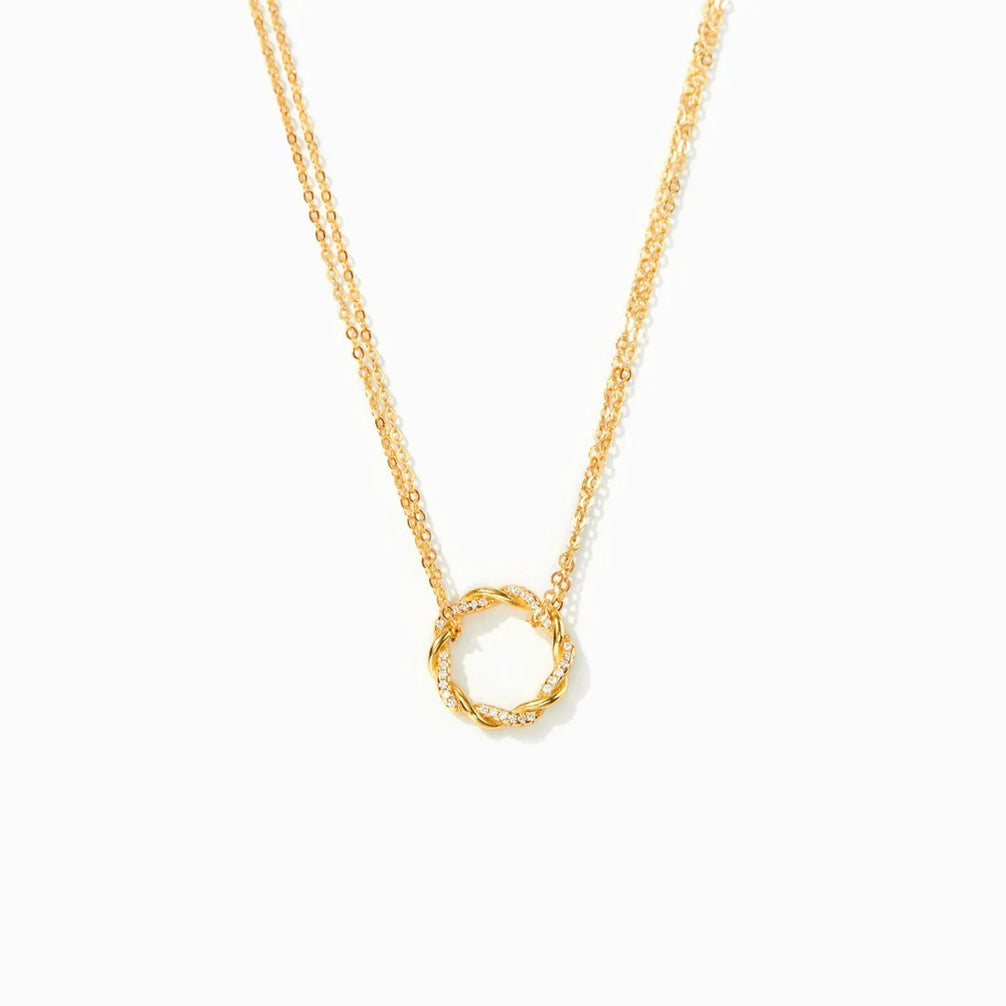 Twisted Necklace (S925 Silver)