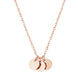 Eliana Necklace — round medallion engraved